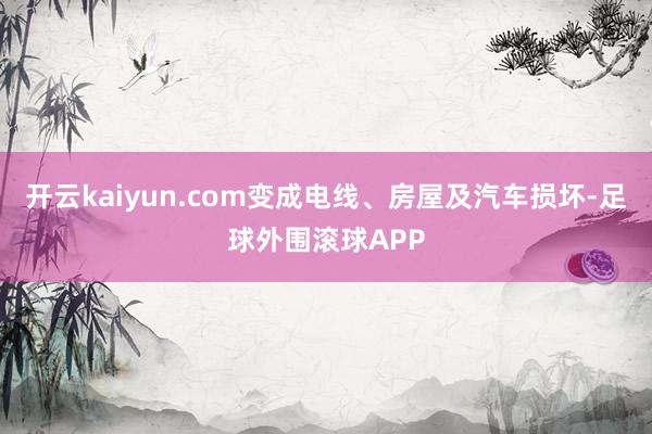 开云kaiyun.com变成电线、房屋及汽车损坏-足球外围滚球APP