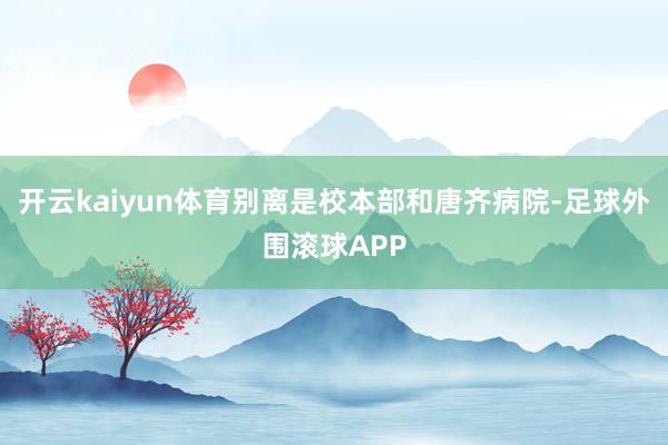 开云kaiyun体育别离是校本部和唐齐病院-足球外围滚球APP