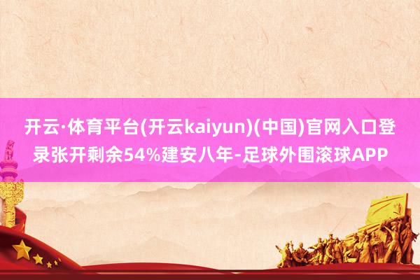 开云·体育平台(开云kaiyun)(中国)官网入口登录张开剩余54%建安八年-足球外围滚球APP